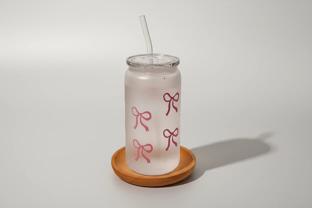 Vaso con tapa - Estilo minimalista