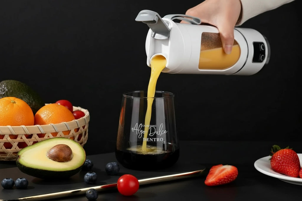 Batidora Portátil USB 450ml – Licuadora de 12 Cuchillas para Smoothies, Batidos y Zumos