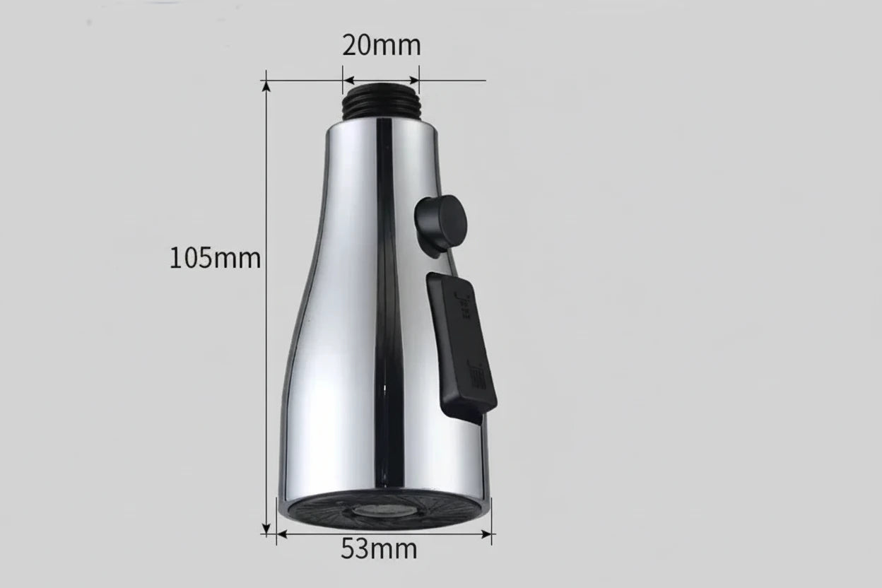 Cabezal de grifo extraíble universal para cocina – 3 modos de chorro