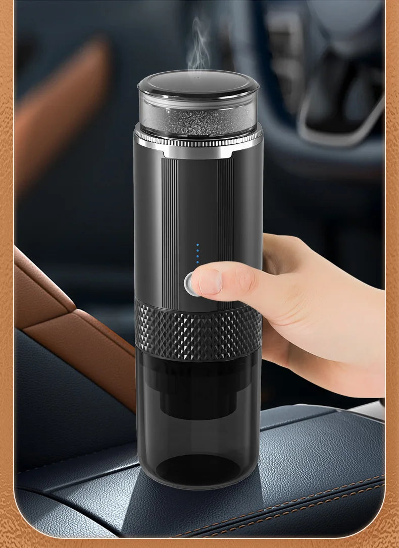 “Cafetera Portátil JFBONIN CM-1999 – Compacta, Segura y Fácil de Usar para Café en Cualquier Lugar