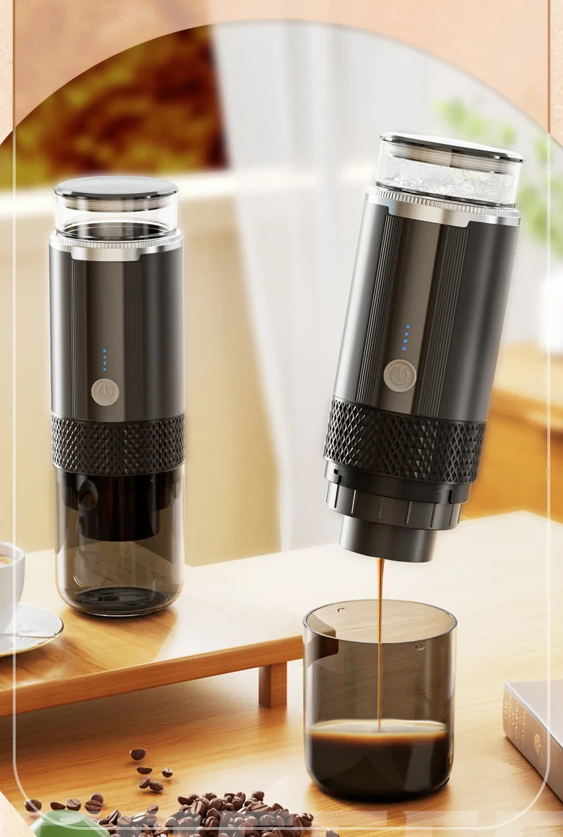 “Cafetera Portátil JFBONIN CM-1999 – Compacta, Segura y Fácil de Usar para Café en Cualquier Lugar